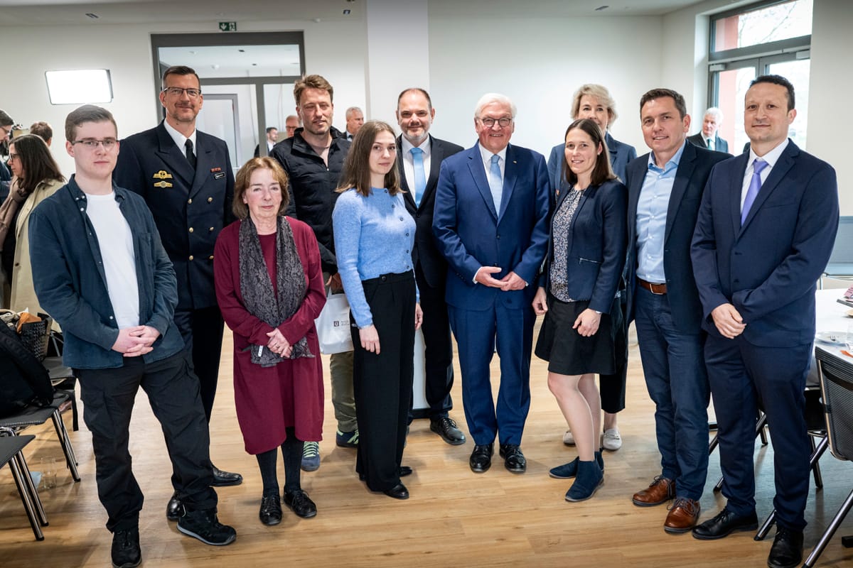 Im Gespräch mit dem Bundespräsidenten